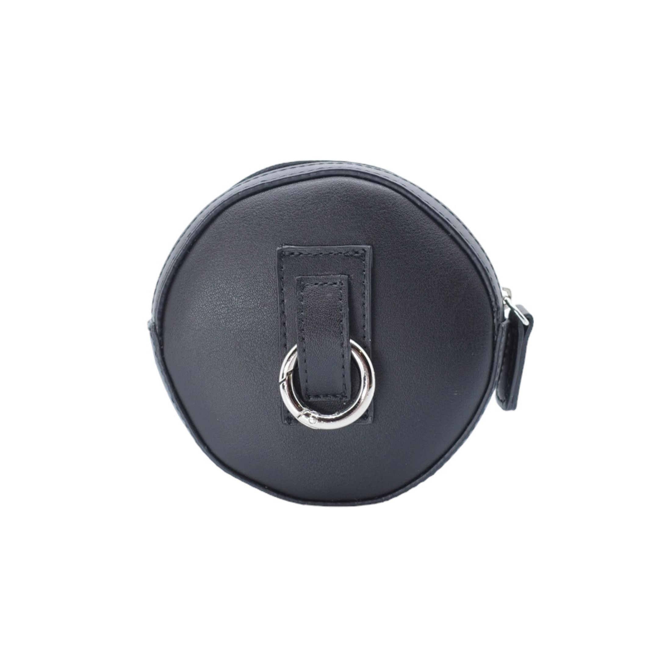 Genuine Leather Round Coin Purse Mini Wrist Bag Cowhide Retro Small Zipper  Wallet Card Holder Key Lipstick Pouch For Men Women - AliExpress