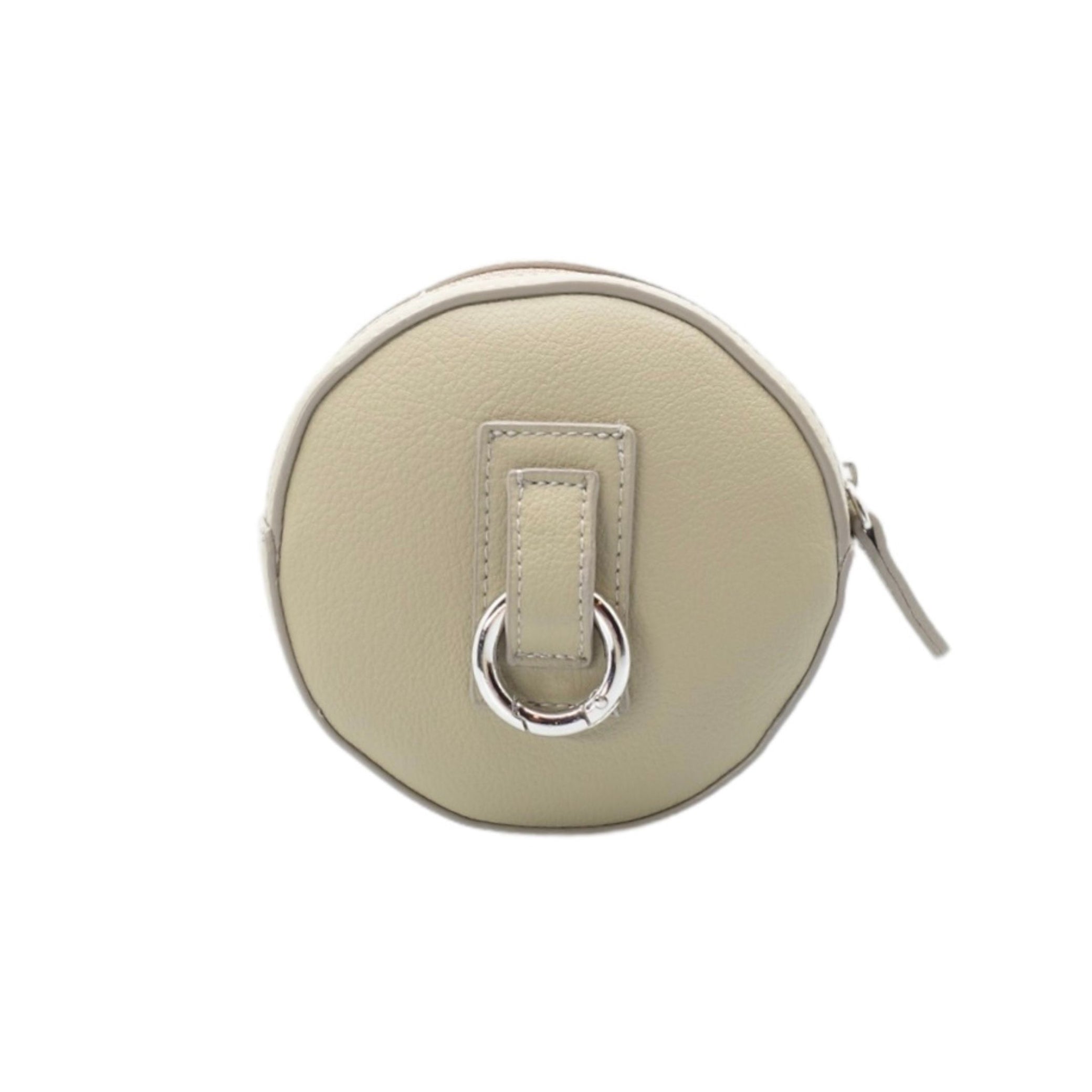 Fendi - Black Leather Round Coin Purse